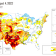 August 4 drought map